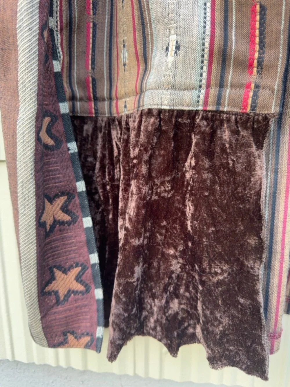 Vintage Handmade Southwestern Textile Jacket - Picture 7 of 7